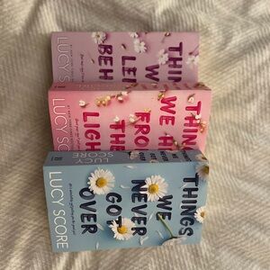 Lucy Score Book Set - Pink and Blue Covers